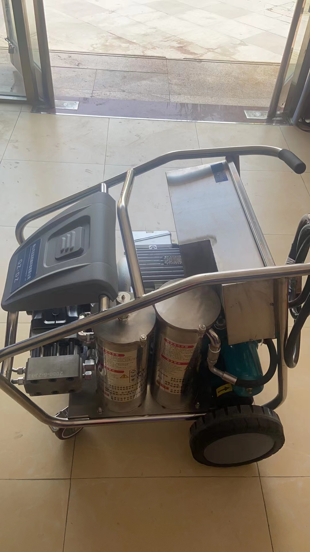最小型普通款高壓水拉毛機